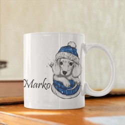Hrnček Psík s čiapkou