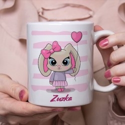 Hrnček Zajko so srdiečkom