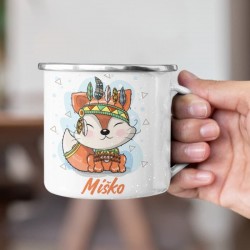 Plechový hrnček Lišiak s...
