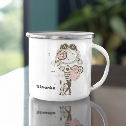 Plechový hrnček Som sladká