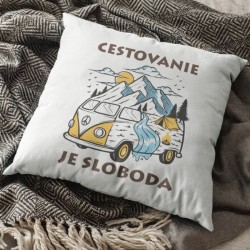 Vankúš Cestovanie je sloboda