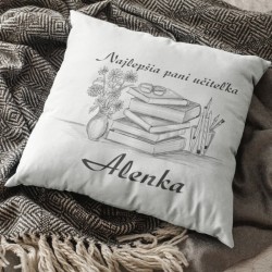 Vankúš Najlepšia pani učiteľka