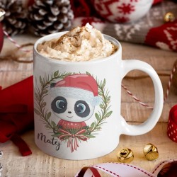 Hrnček Vianočná panda