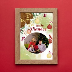 Tabuľka Naše Vianoce