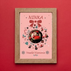 Tabuľka Veselé Vianoce-s...