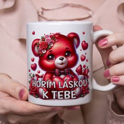 Hrnček Horím láskou k tebe...