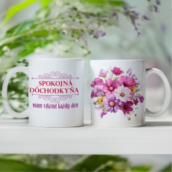 Hrnček Spokojná dôchodkyňa II.