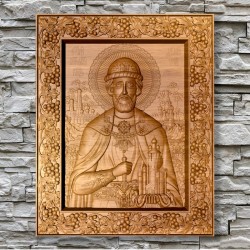 Drevený obraz - Dmitrij Donský