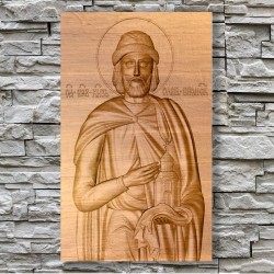 Drevený obraz - Sv. Oleg