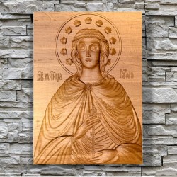 Drevený obraz - Sv. Júlia