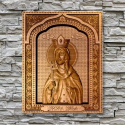 Drevený obraz - Sv. Tatiana